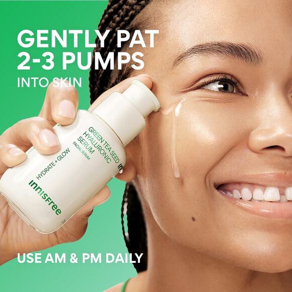 NIB Innisfree Green Tea Seed Hyaluronic Serum - Face Serum - Picture 6 of 10